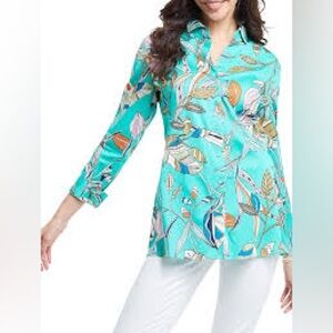 NIC+ZOE Women's Riviera Botanic Blouse